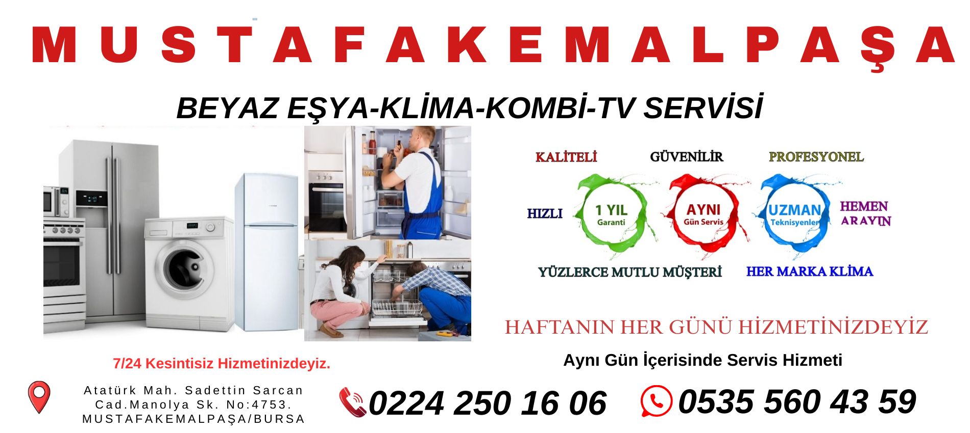 Mustafakemalpaşa Beyaz Eşya